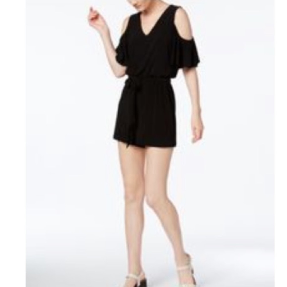 Black Calvin Klein Tie Romper Size 2